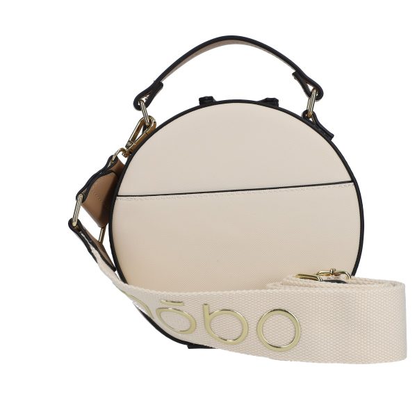 Poseta Rotunda Casual de Femei din Piele Ecologica Bej cu Un Compartiment - Nobo BSNOPOCA210290 8