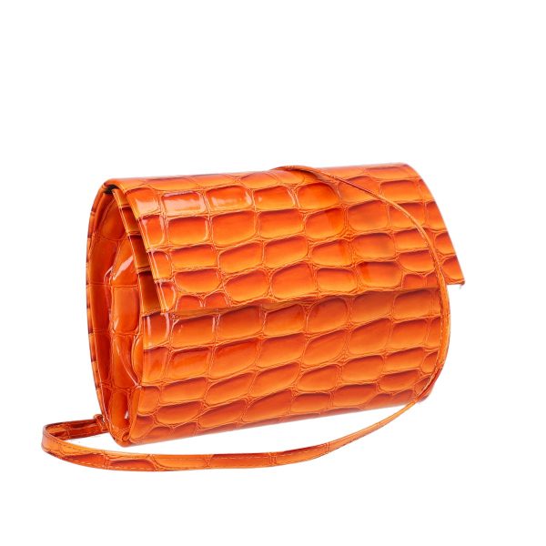 geanta dama de ocazie eleganta portocaliu kalet bspo2205038 3