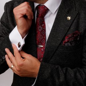 set elegant pentru barbati cravata batista instrument de scris butoni ac cutie gri bsms1pc2210506 1
