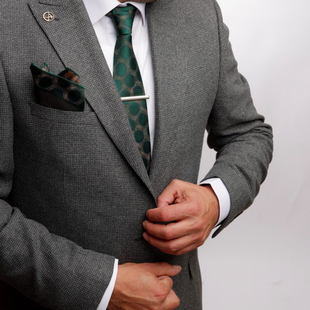 set elegant pentru barbati cravata batista instrument de scris butoni ac cutie verde bsms1pc2210537 5
