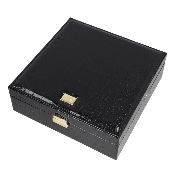 Cutie de bijuterii cu compartiment ascuns negru Patrizia BSCB18080P2211005 6