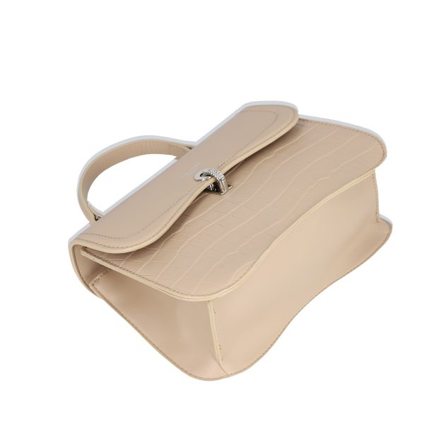 Geanta casual dama piele ecologica de mana bej David Jones BS6624CA2301202 6