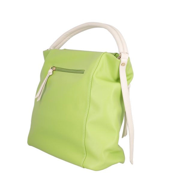 Geanta femei shopper piele ecologica verde cu doua compartimente DianaCO BS3314SH2301179 6