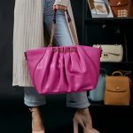 geanta shopper piele eco fuchsia cu doua compartimente maner lant alex max bs1303sh2301105 92