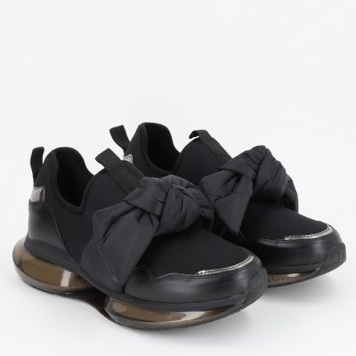 Pantofi Sport Dama - Pantofi sport material textil negru cu platforma BSES881PSRO2301506