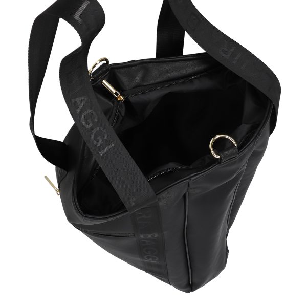 Geanta Shopper de dama din piele eco neagra cu bretea Laura Biaggi BS43SH2301267 5