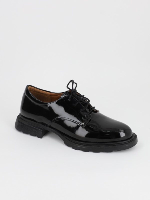 Pantofi Casual Dama Negri Piele Ecologica cu Varf Rotund - BS707P2301595 10