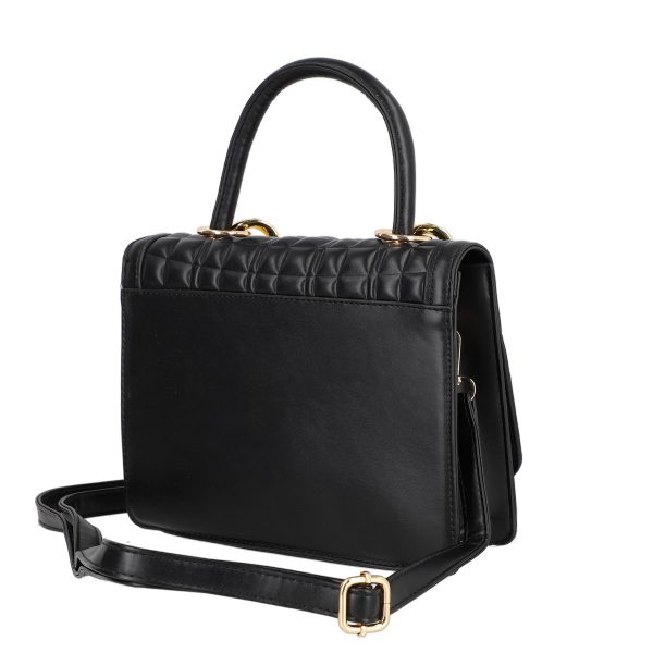 Set geanta dama casual cu gentuta neagra cu maner TurboBags BS8783CA2301218 5