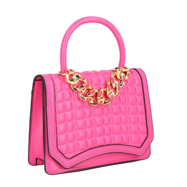 Set geanta dama casual cu gentuta roz cu maner TurboBags BS8783CA2301224 4