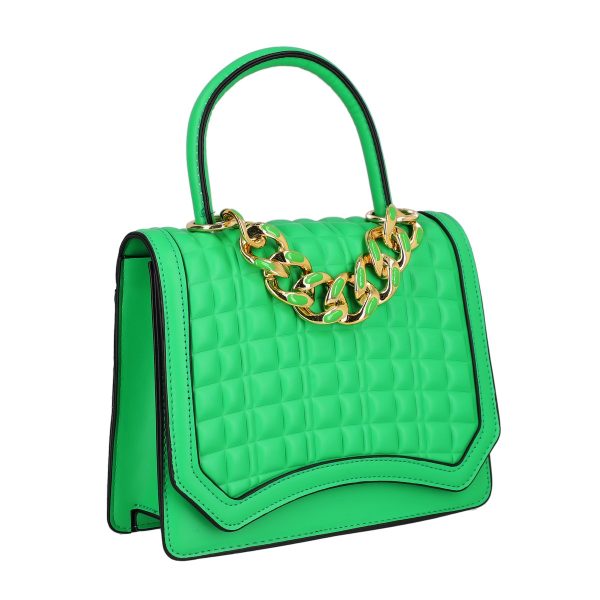 Set geanta dama casual cu gentuta verde cu maner TurboBags BS8783CA2301225 8