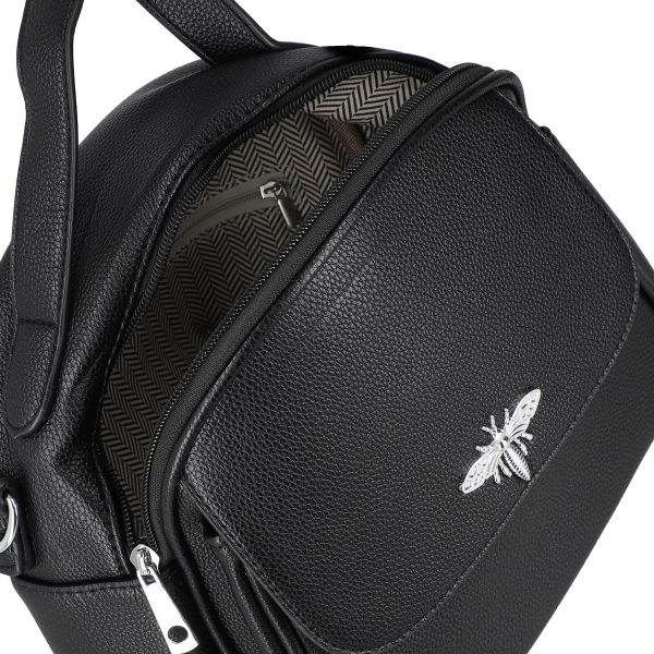 Geanta dama casual negru piele ecologica de umar The Grace Bags BS7318RU2301200 3