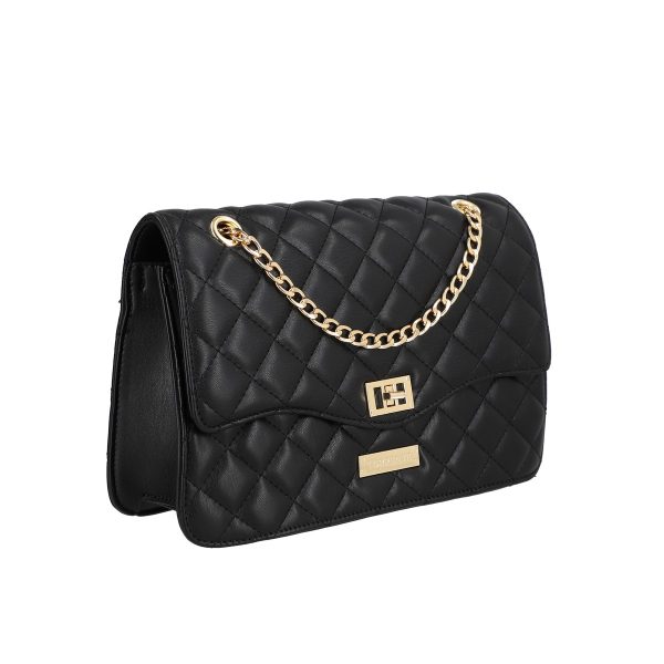 Geanta din piele ecologica casual negru cu un compartiment Torrente BS23056CA2303076 6