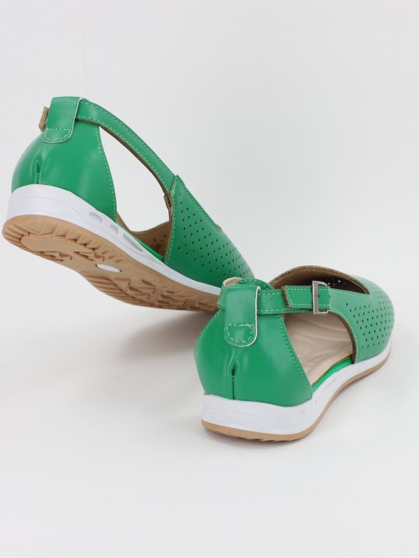 Papuci dama Piele eco Verde (BS221BA2305596) 8