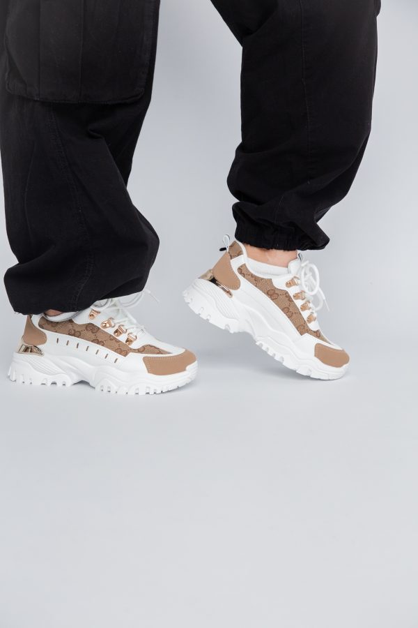 Pantofi sport dama cu elemente alb (BS227EV2307116) 175