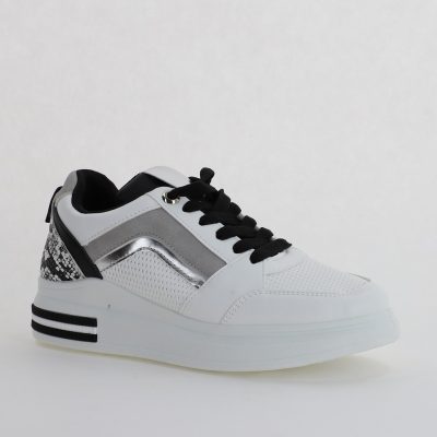 Pantofi Sport Dama - Pantofi sport dama design alb cu negru (BS209EV2307079)