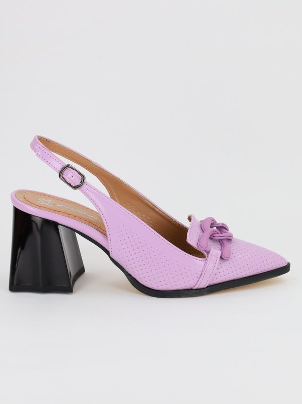 Pantofi Dama cu Toc Gros violet BS740AY2306608 8