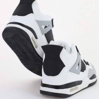 Pantofi sport dama cu elemente alb cu negru (BS223EV2307106)