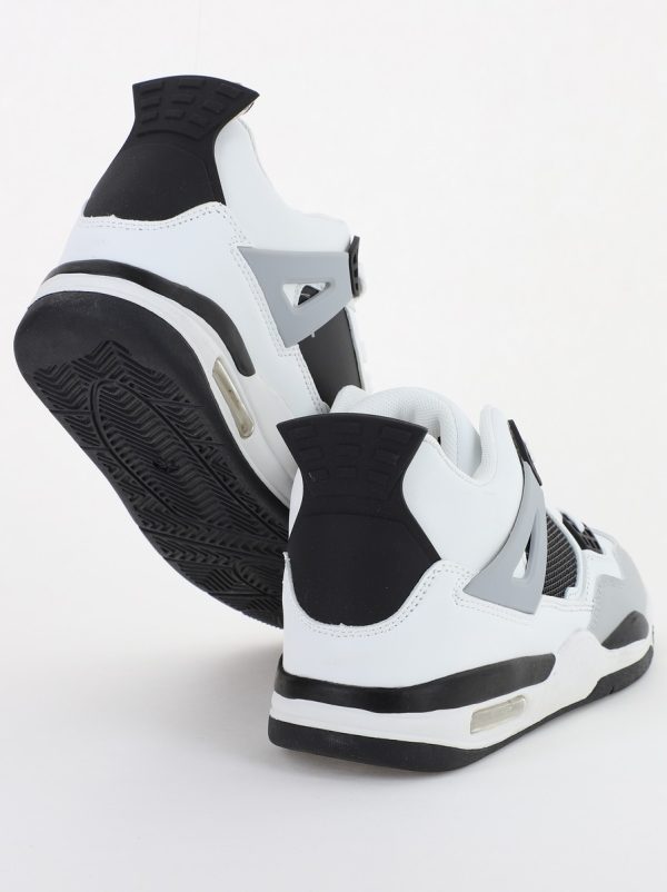 Pantofi sport dama cu elemente alb cu negru (BS223EV2307106) 5