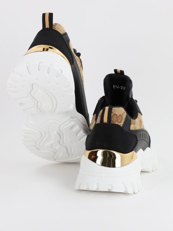 Pantofi sport dama cu elemente alb (BS227EV2307116) 6