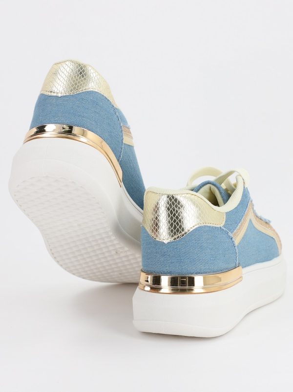 Pantofi sport dama cu elemente design albastru (BS228EV2307119) 174