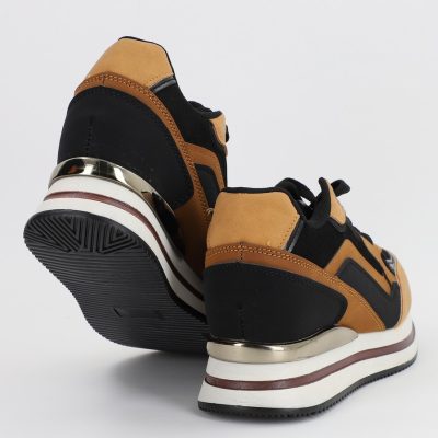 Pantofi sport dama cu elemente design negru(BS220EV2307102)