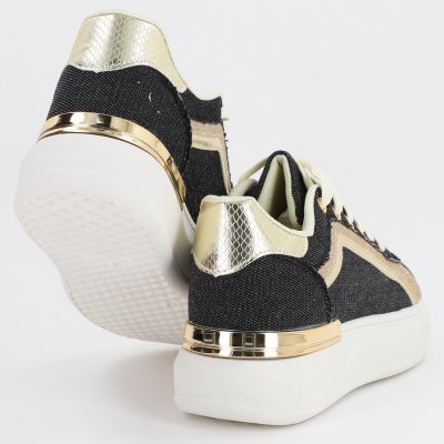 Pantofi sport dama cu elemente design negru (BS28EV2307118)