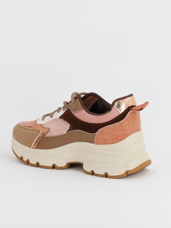 Pantofi sport dama cu elemente design roz(BS211EV2307082) 7