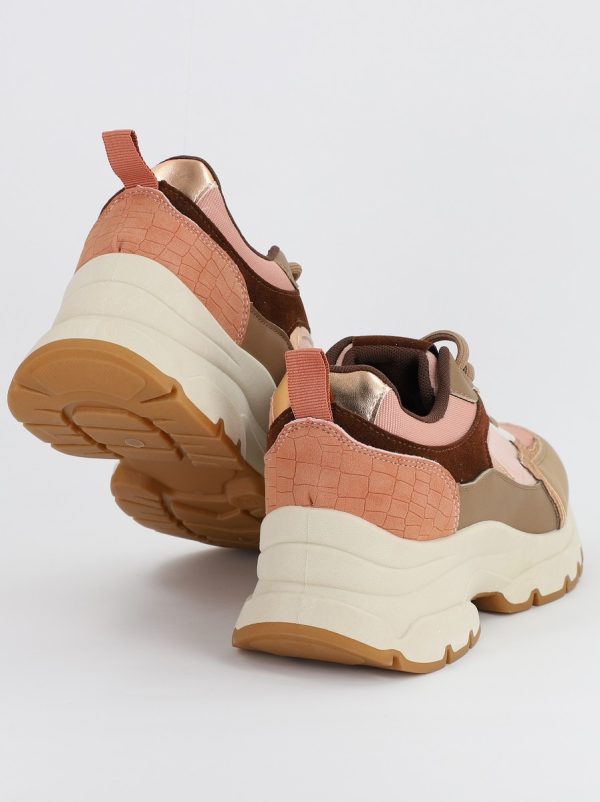 Pantofi sport dama cu elemente design roz(BS211EV2307082) 5