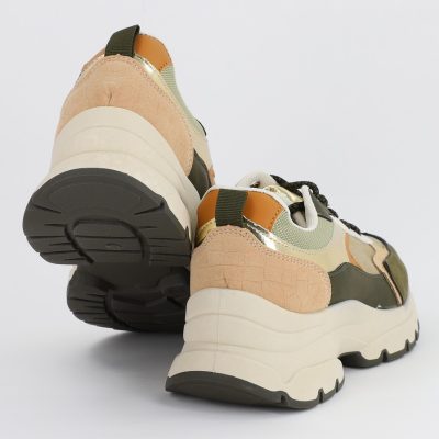Pantofi sport dama cu elemente design verde(BS211EV2307083)