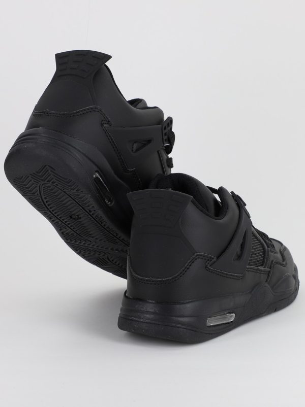 Pantofi sport dama cu elemente total negru (BS223EV2307108) 4