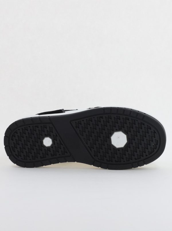 Pantofi sport dama cu talpa groasa alb cu negru (BS305A2307171) 8