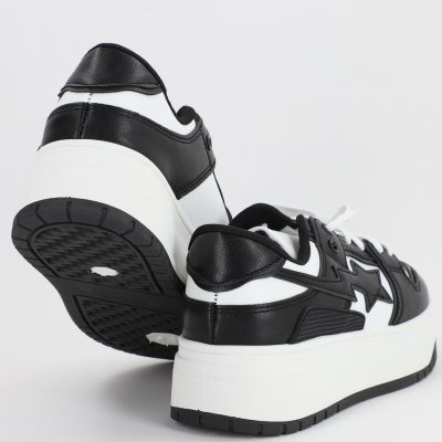 Pantofi sport dama cu talpa groasa negru (BS306A2307179)