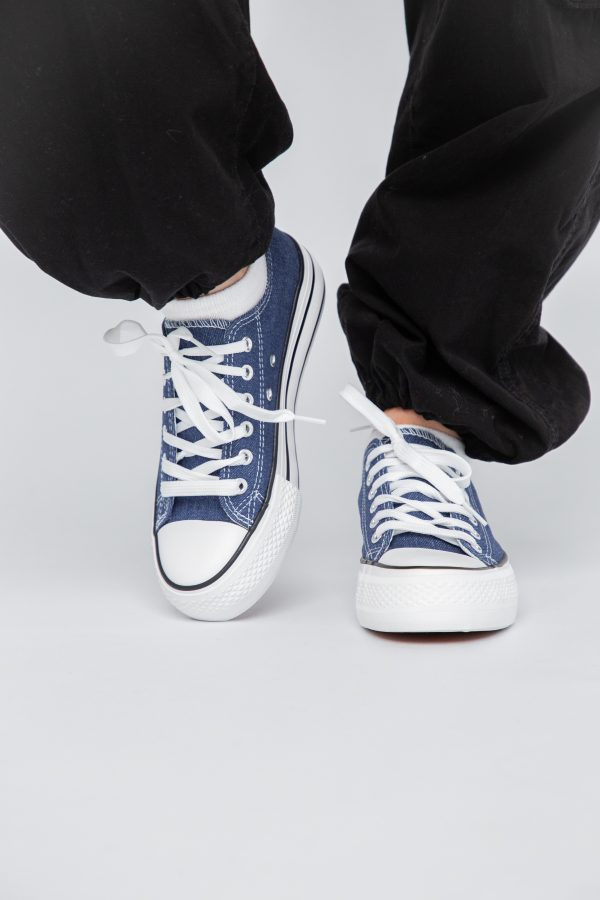 Pantofi sport pentru femei model teniși culoare albastru BS307A2307150 174