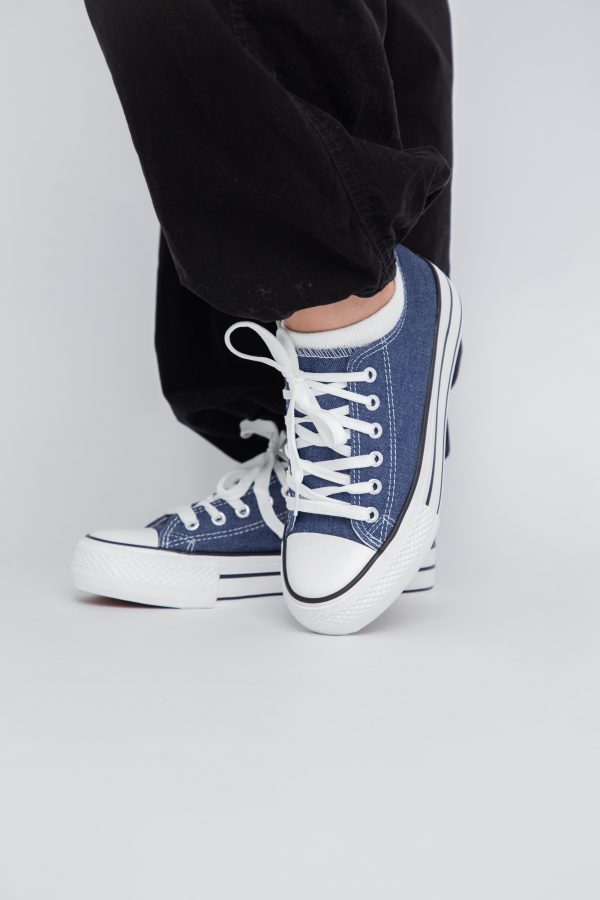 Pantofi sport pentru femei model teniși culoare albastru BS307A2307150 173