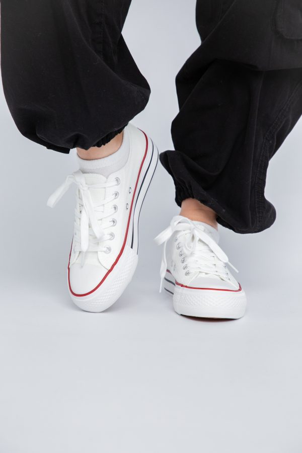 Pantofi sport pentru femei model teniși culoare alb BS307A2307151 177