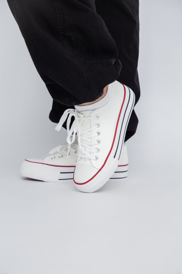 Pantofi sport pentru femei model teniși culoare alb BS307A2307151 173