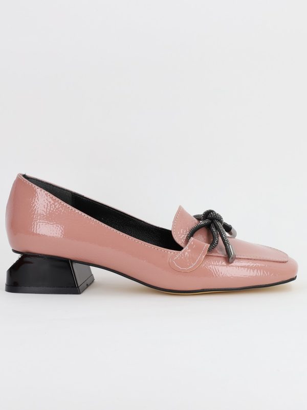 Pantofi cu Toc Eleganti din Piele Ecologica roz - BS156BA2308182 7