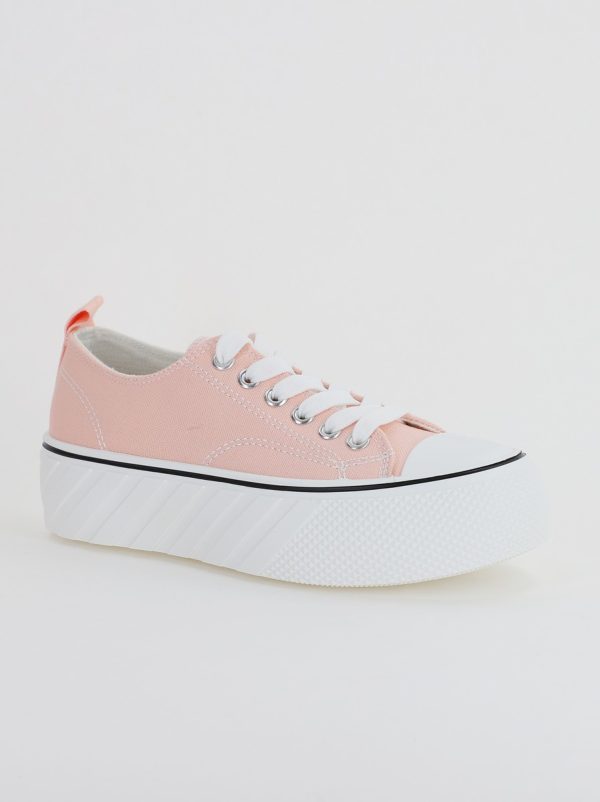 Pantofi Sport Dama - Pantofi sport dama tenisi talpa groasa roz (BS46EV2307157)
