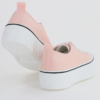 Pantofi sport dama tenisi talpa groasa roz (BS46EV2307157)