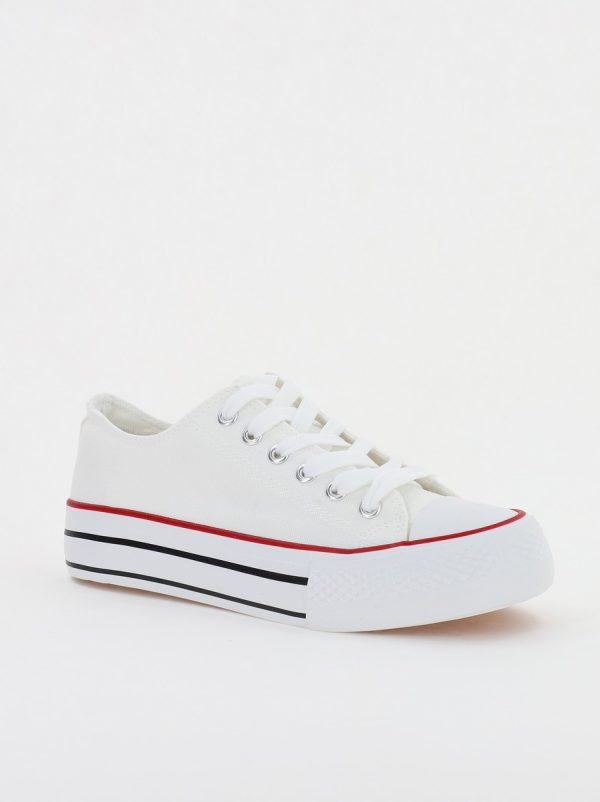 Pantofi sport pentru femei model teniși culoare alb BS307A2307151 5