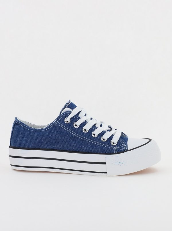 pantofi sport pentru femei model tenisi culoare albastru bs307a2307150 1