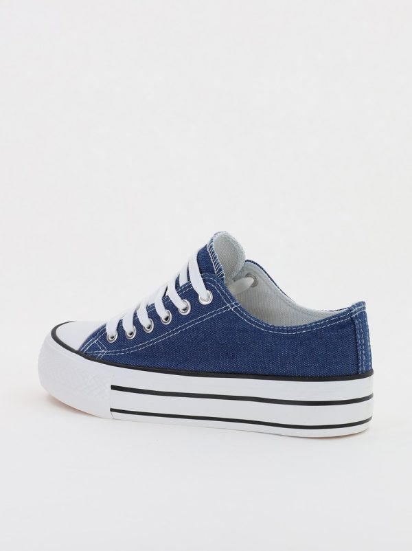 pantofi sport pentru femei model tenisi culoare albastru bs307a2307150 3