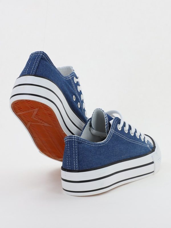 pantofi sport pentru femei model tenisi culoare albastru bs307a2307150 4