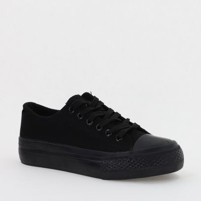 Pantofi Sport Dama - Pantofi sport pentru femei model teniși culoare negru total BS307A2307149