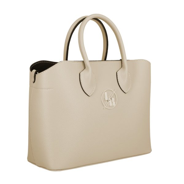 Geanta Bej - Geanta Dama Bej din Piele Eco Casual - Laura Biaggi BS59CA2301253-2