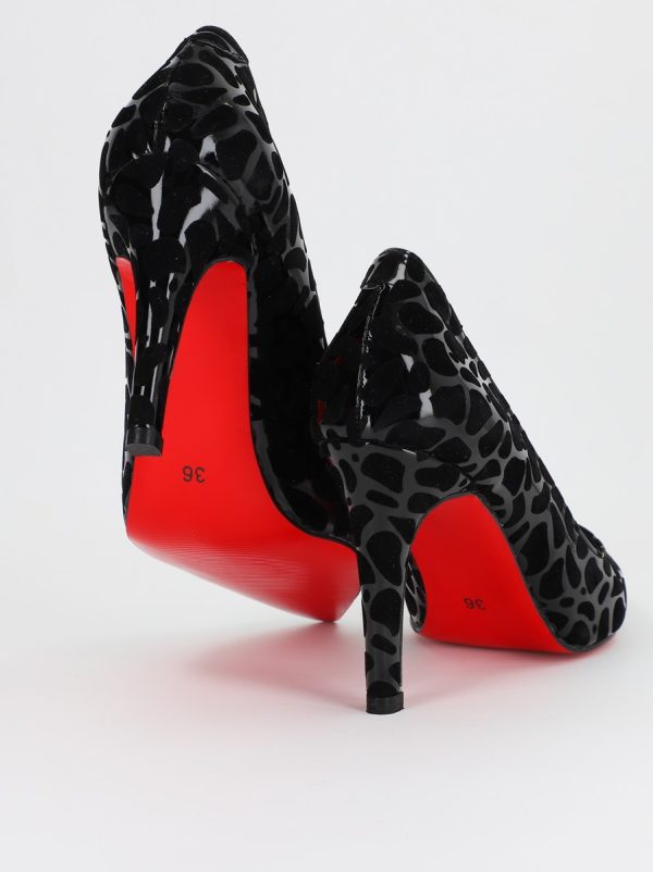Pantofi Dama cu Toc subtire stiletto Negrucu model (BS799AY2309107) 5