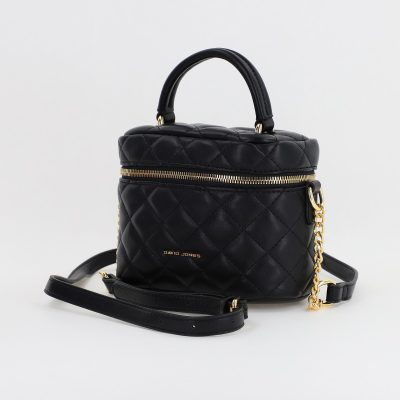 Posete Casual - Poseta femei casual de umar din piele ecologica neagra David Jones BS6701CM2309911