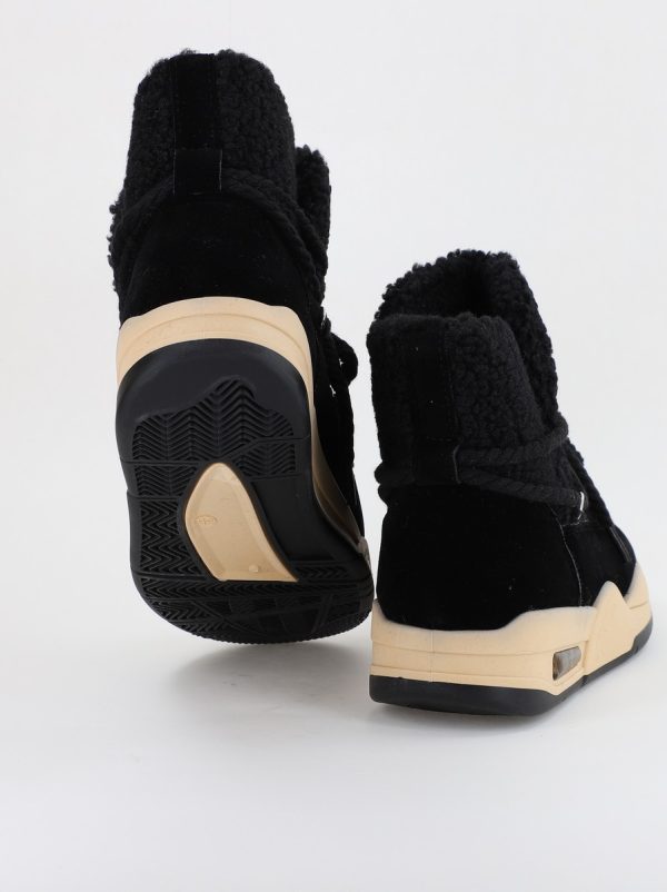 Pantofi sport dama inalti cu blanita Negru (BS103Q2310133) 4