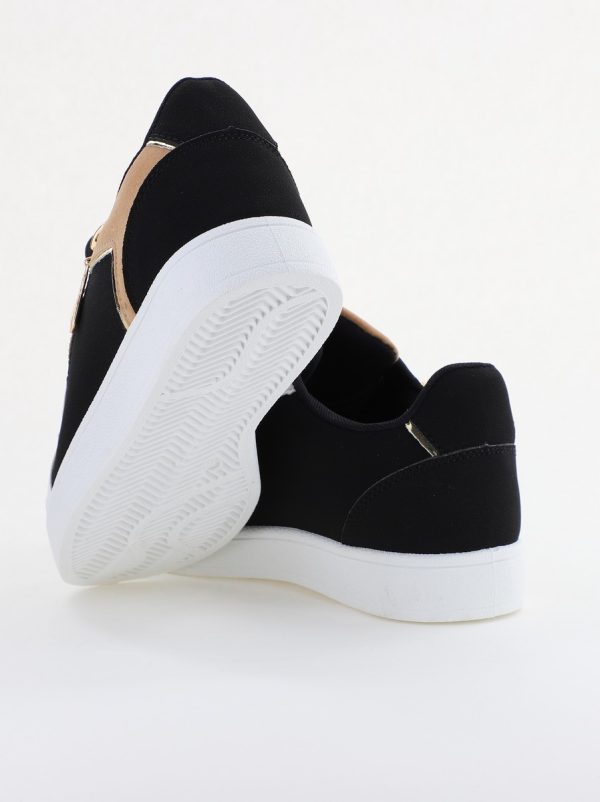 Pantofi damă sport casual piele ecologică Negru (BS292EV2401659) 4