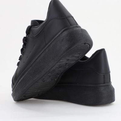 Pantofi damă sport casual piele ecologică Negru (BS632BO2401628)